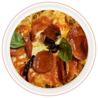 Pizza Pepperoni, wood-fired